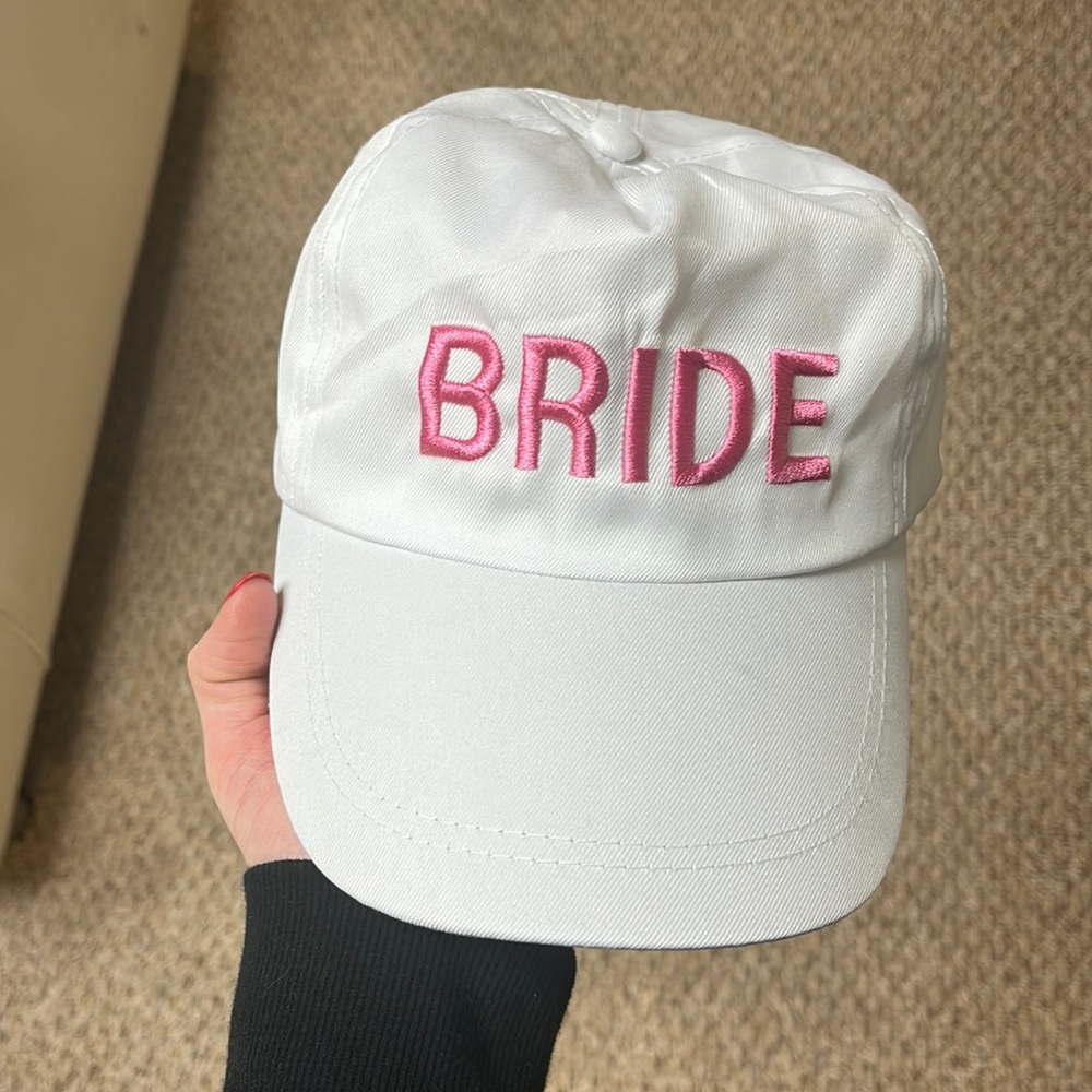 Pink bride hat